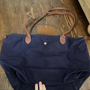 Longchamp purple tote